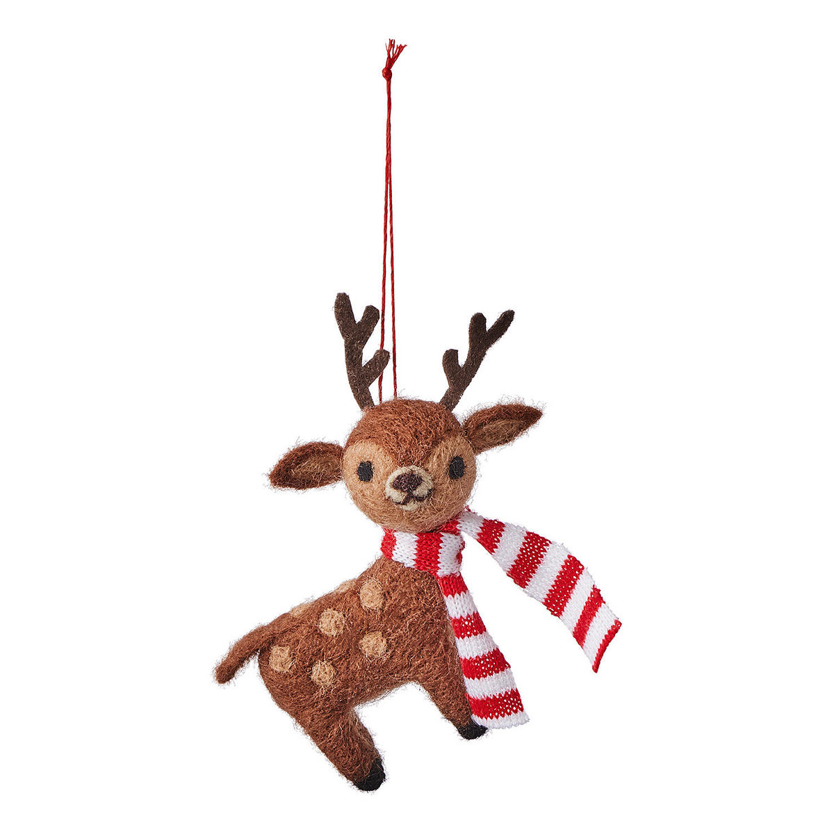 BAUMANHÄNGER Hang On Rehkitz Mit Schal - Braun, Textil (8/9/4cm) - Butlers