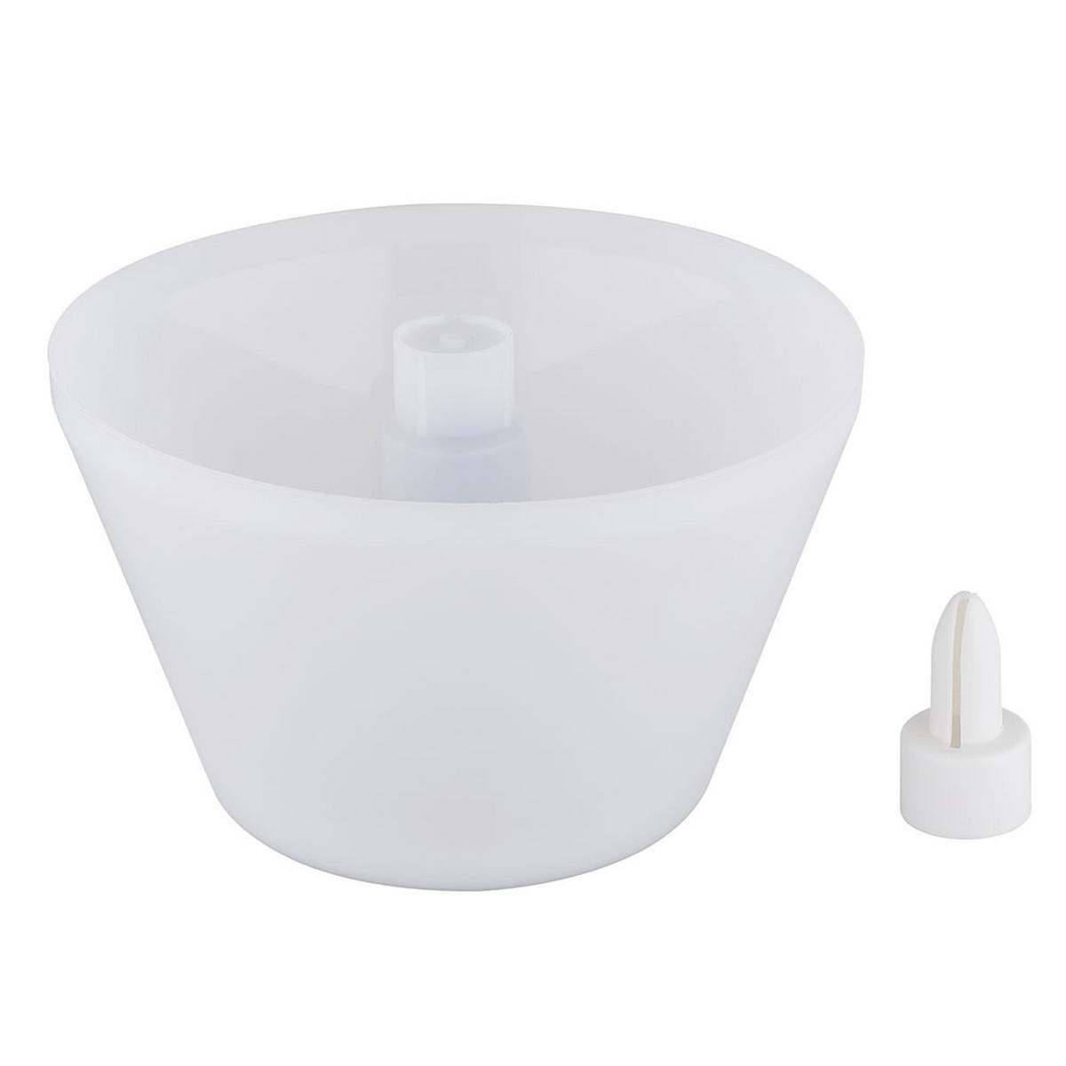 LED SOLAR AUSSENLEUCHTE Flaschenlampe Opal - Weiß, Metall (20/20/23cm) - Globo Lighting