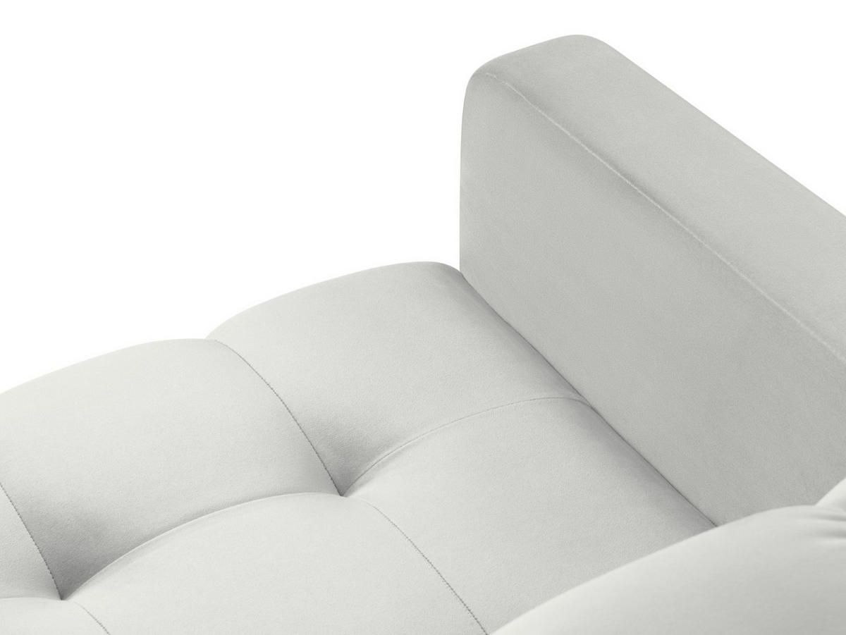 SESSEL Mamaia aus Samt silber - Silberfarben, Textil (92/75/87cm) - Micadoni