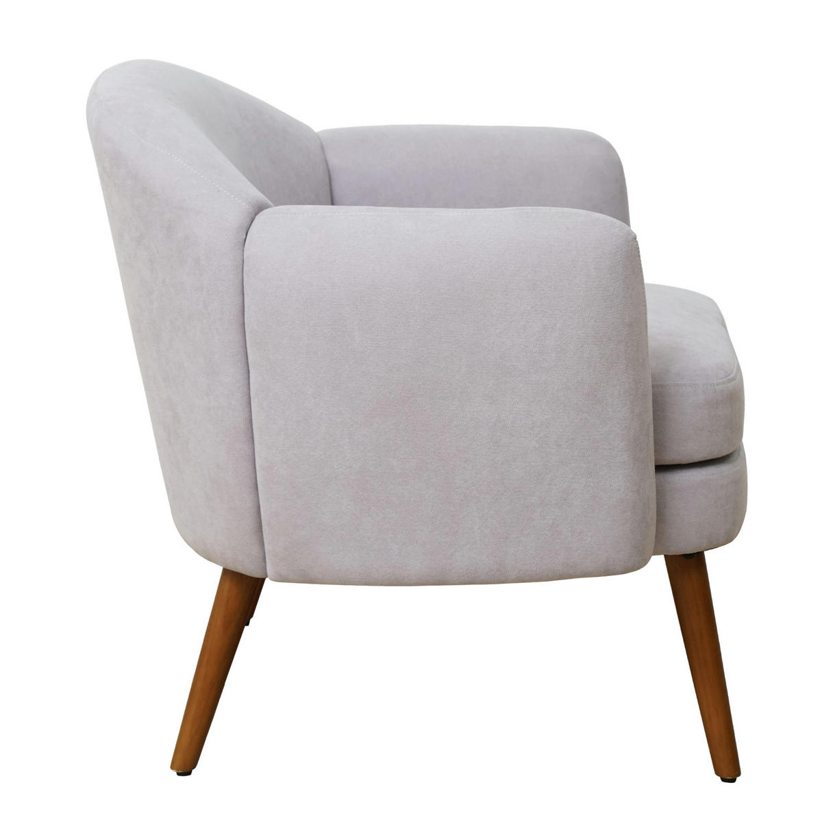 LOUNGESESSEL JOHAN Hellgrau - Grau, Textil (60/79/68cm) - SVITA