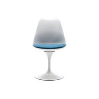STUHL - 49 cm x 56.5 cm - Plastik - Türkisblau, Weiß XAFY - Türkis/Weiß, Kunststoff (49/82/56.5cm) - Vente-Unique