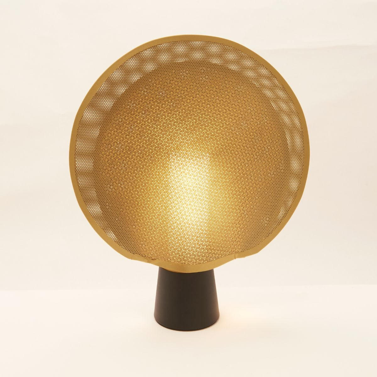 LAMPE Masche D.36cm - Goldfarben, Metall (36.5/8.6/40cm) - Signature