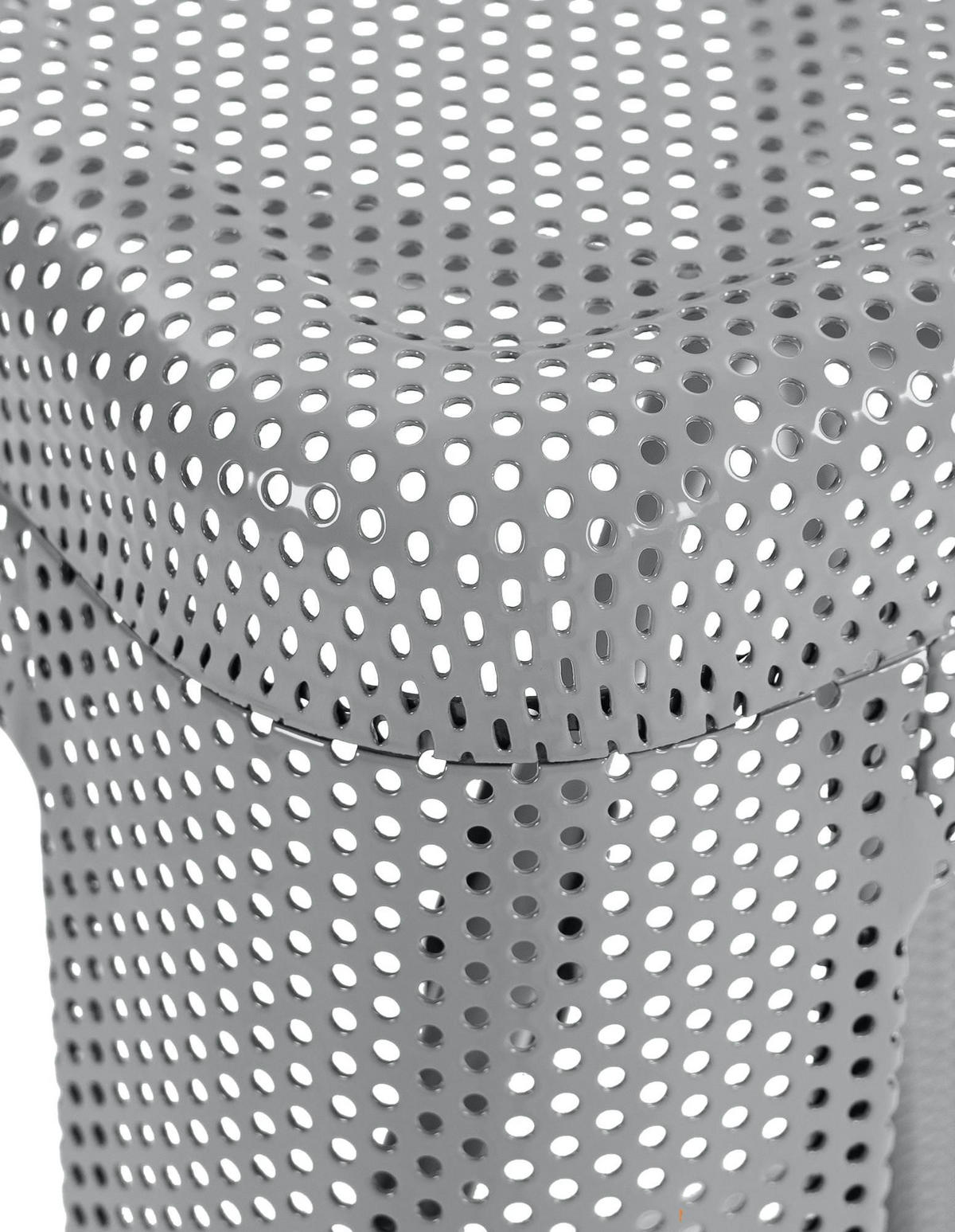 BARHOCKER 4er Set Metall silber - Silberfarben, Metall (43/77/43cm) - CLP