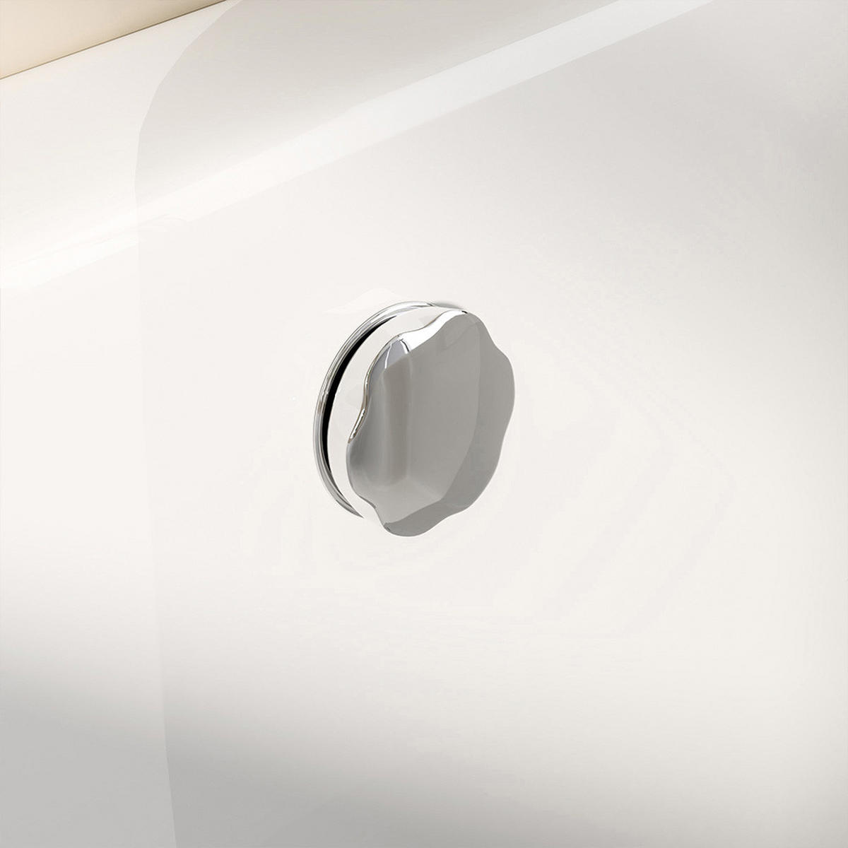 BADEWANNE ELARA - Seitenauslage: Links - Weiß, Keramik (170/53/85cm) - Home Deluxe