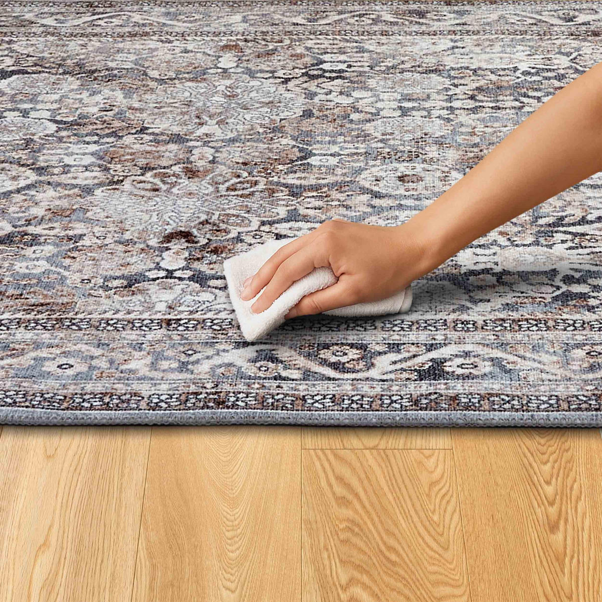 KURZFLORTEPPICH PIPER - Grau, Textil (120/180cm) - Astra