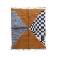 BERBERTEPPICH aus reiner Wolle 212x 268 cm - Orange, Naturmaterialien (212/268cm) - AFK Living