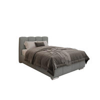 POLSTERBETT Zaira 120x200cm – Elegantes Polsterbett für modernen Wohnstil , ohne matratze, Blaugrau - Blaugrau, Holz (120/200cm) - Homesy