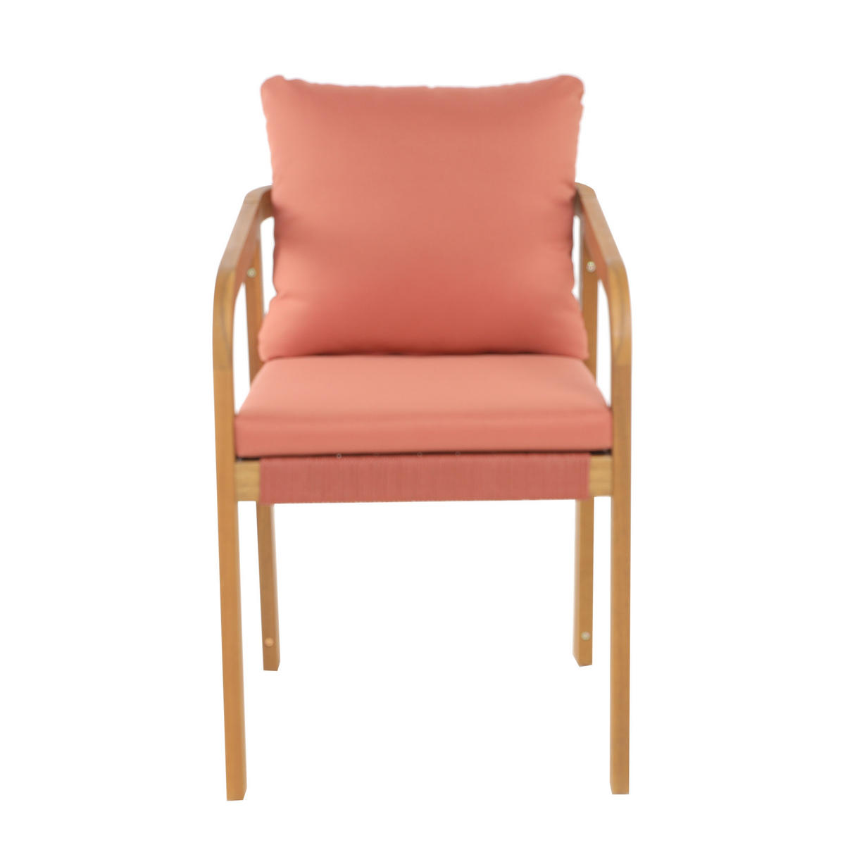 STUHL 2er-Set Massivholz Rosa - Rosa, Holz (51/88/61cm) - Nordlys