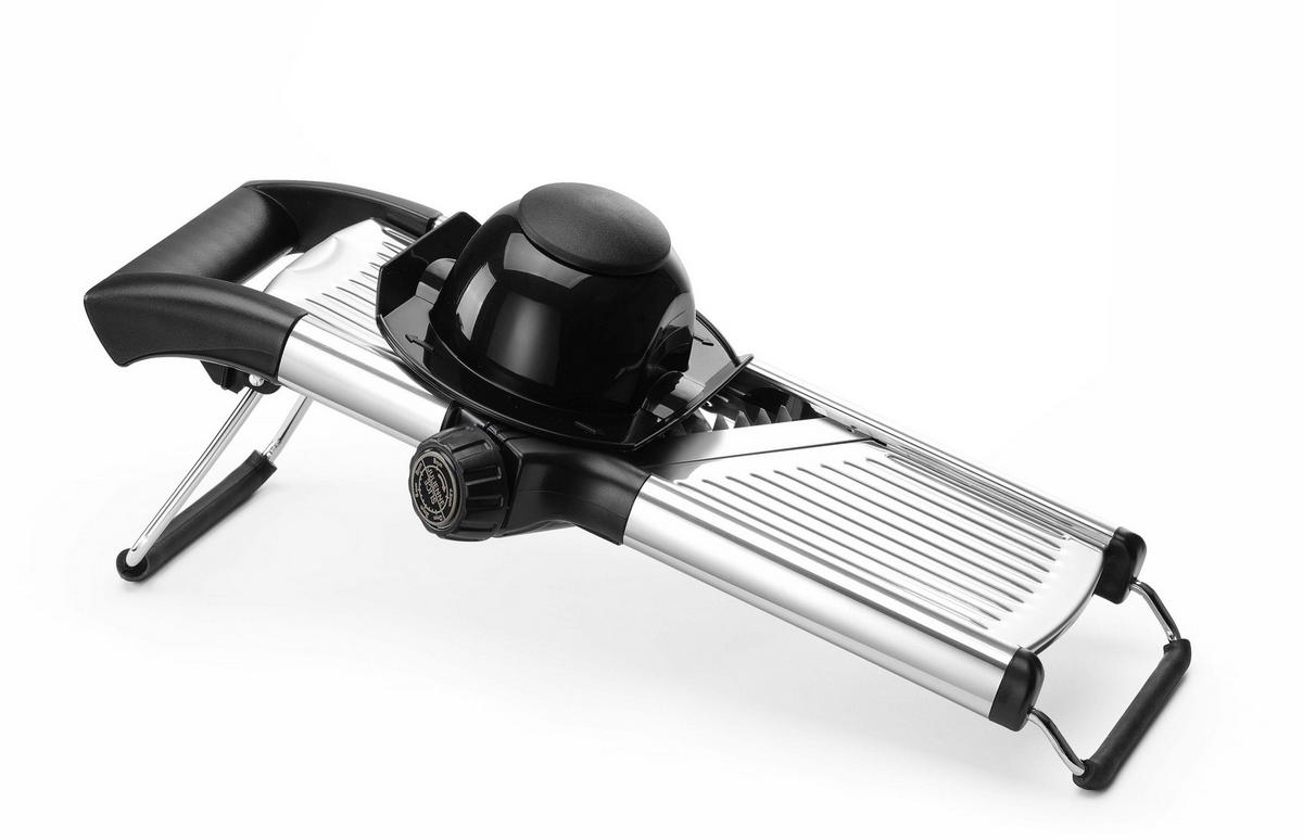 MANDOLINE Edelstahl - Silberfarben, Metall (14/42cm) - Hendi