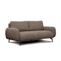 SOFA FEBE 3-Sitzer, beige - Beige/Schwarz, Holz/Textil (190/82/96cm) - Courtois Laville
