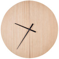 WANDUHR heller holzfarbton Cabic - Hellbraun, Holzwerkstoff (60/60/1cm) - Beliani