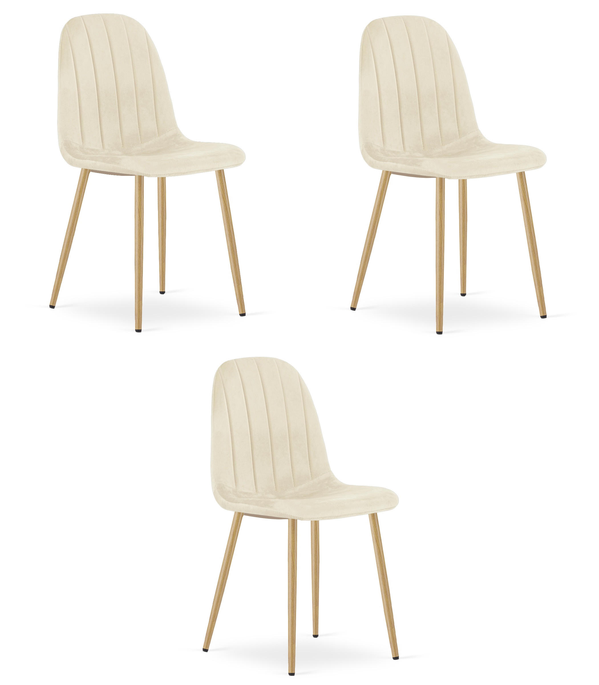 XXXLutz Stuhl Beige 44.5x45x53 cm