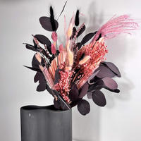 DARK Touch of Pink: Zeitlose Eleganz mit einem Hauch Rosa - 50 cm / pink - Rosa, Naturmaterialien (50cm) - Lykke & You