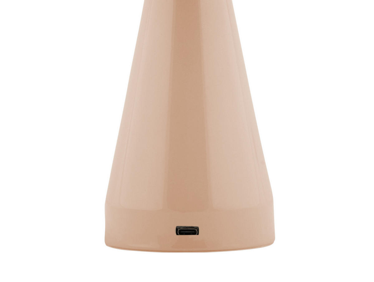 TISCHLAMPE Rachel LED 15.5/15.5/20.5 cm - Braun, Metall (15.5/15.5/20.5cm) - Leitmotiv