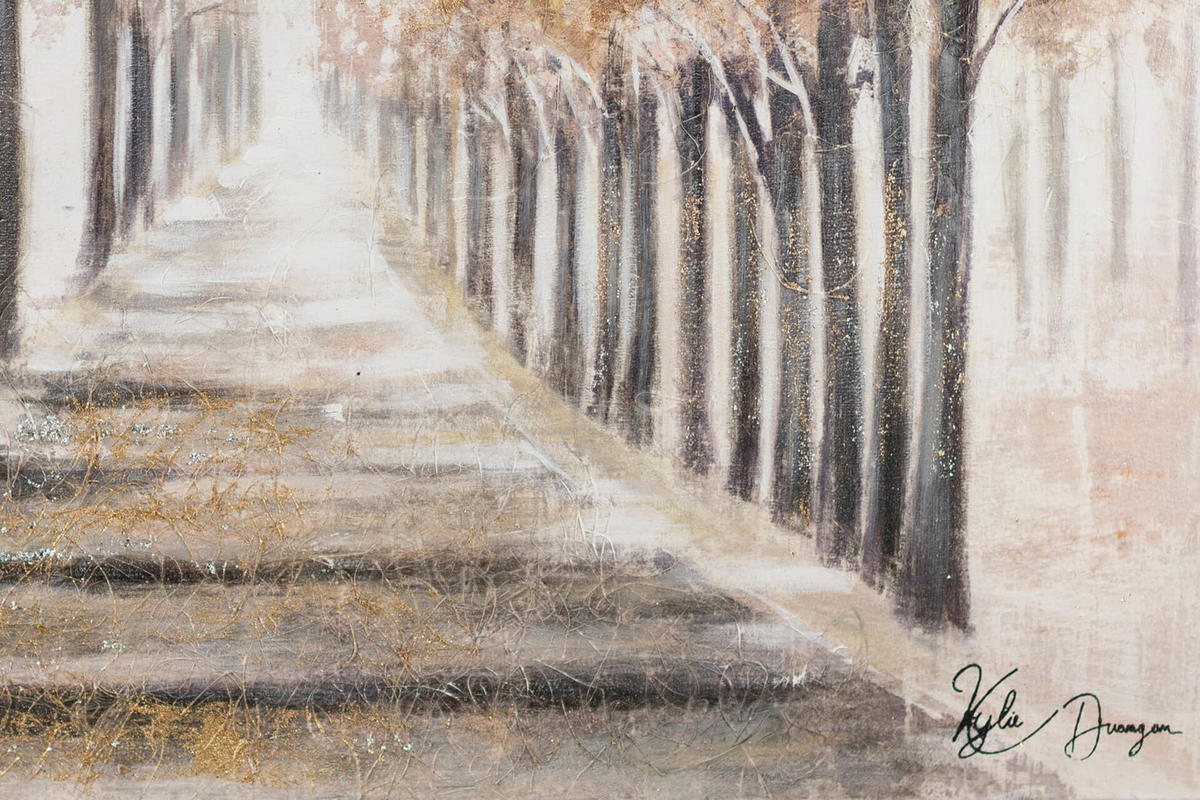 ACRYLBILD HANDGEMALT 100/75 cm - Beige, Holz/Textil (100/75cm) - KUNSTLOFT