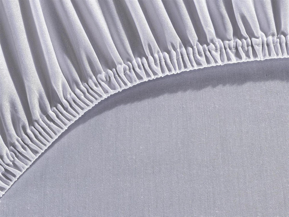 MIKROFASER-SPANNBETTLAKEN 200x200 Silber - Silberfarben, Textil (200/200cm) - Carpe Sonno