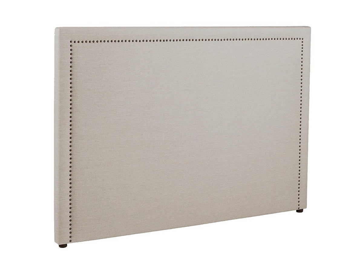 BETTKOPFTEIL - 2 Personen - stoff - beige Alvise - Beige, Textil (170/115/7cm) - Vente-Unique