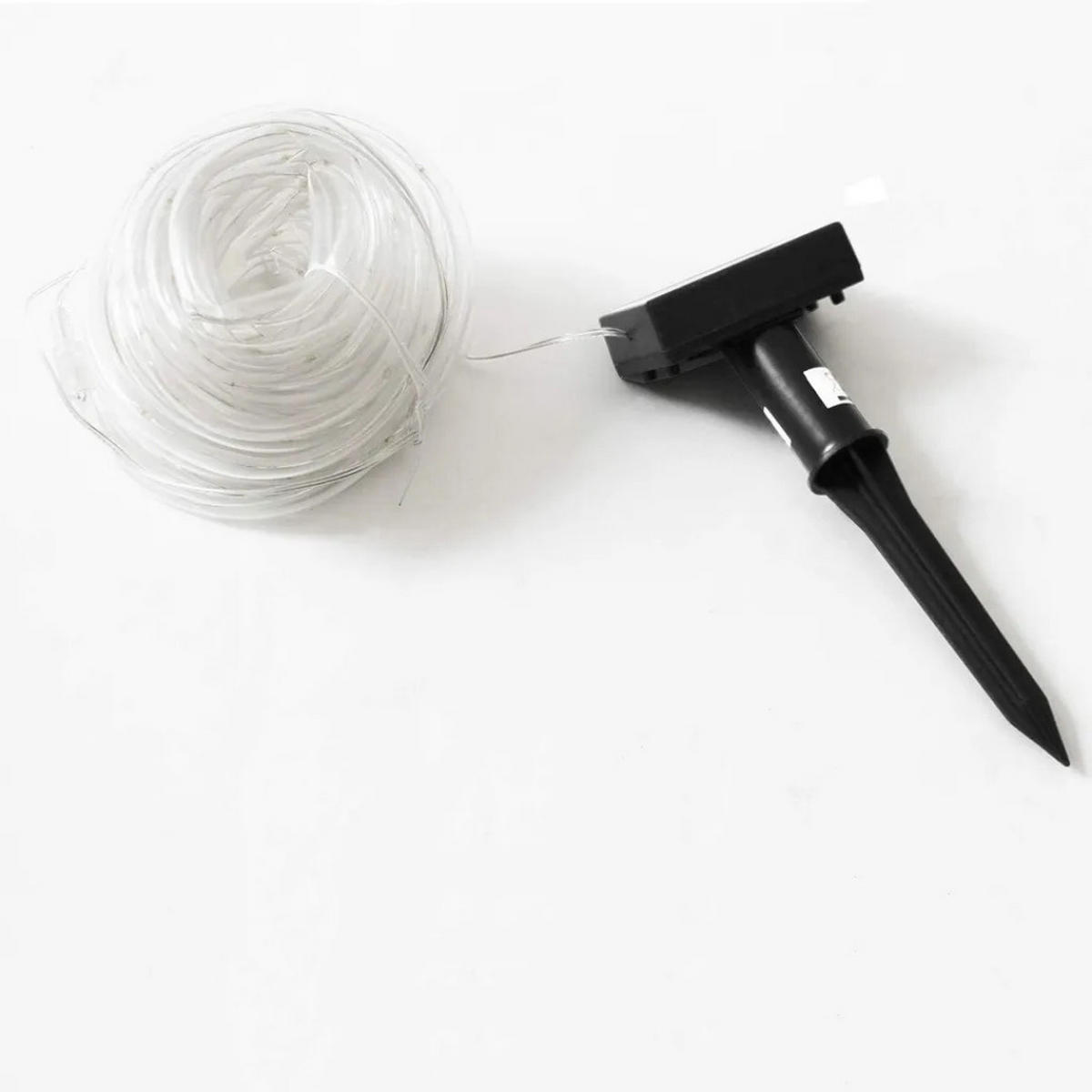 SOLAR LICHTERKETTE, Außen, 10m, 100 LED, Warmweiß, Wetterfest, Solarleuchte, Balkon, Garten, Terrasse, Außenbeleuchtung, Dekoration, Licht, LED, Außen - Weiß, Kunststoff (100cm) - Grundig