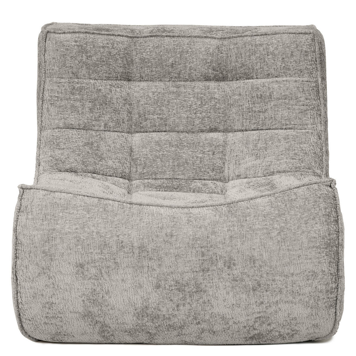 SESSEL - Bouclé - Grau, Textil (87/70/102cm) - home24