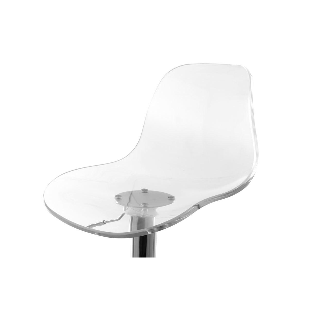 BARHOCKER Design GALILEO Transparent - Transparent, Kunststoff (45.5/107/38cm) - Miliboo