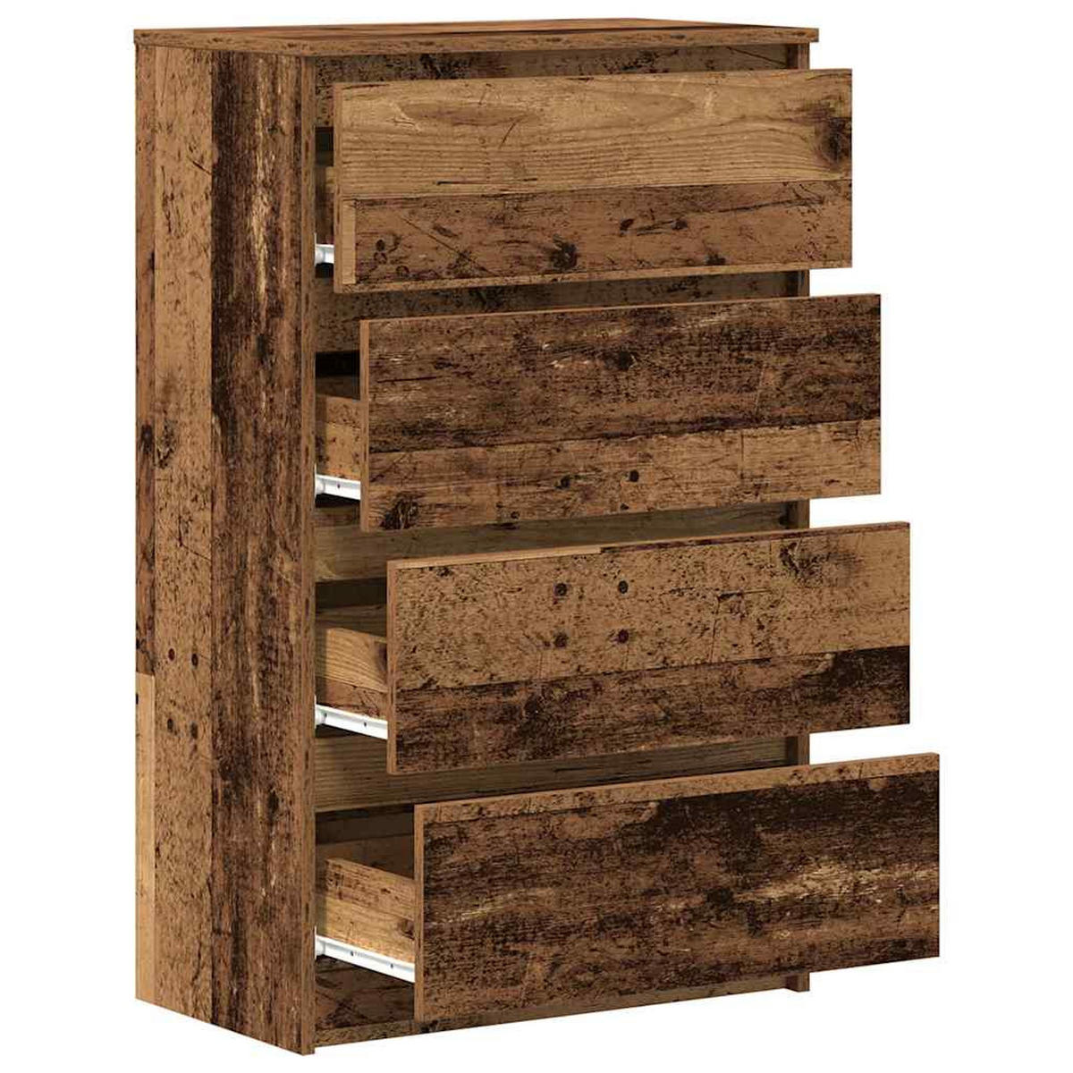 SIDEBOARD Altholz-Optik 60/35/98,5 Cm Holzwerkstoff - Braun, Holzwerkstoff (35/98.5/60cm) - vidaXL