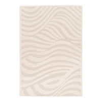 TEPPICH mit sehr weichem Reliefeffekt weiss - Weiß, Textil (160/230cm) - AFK Living