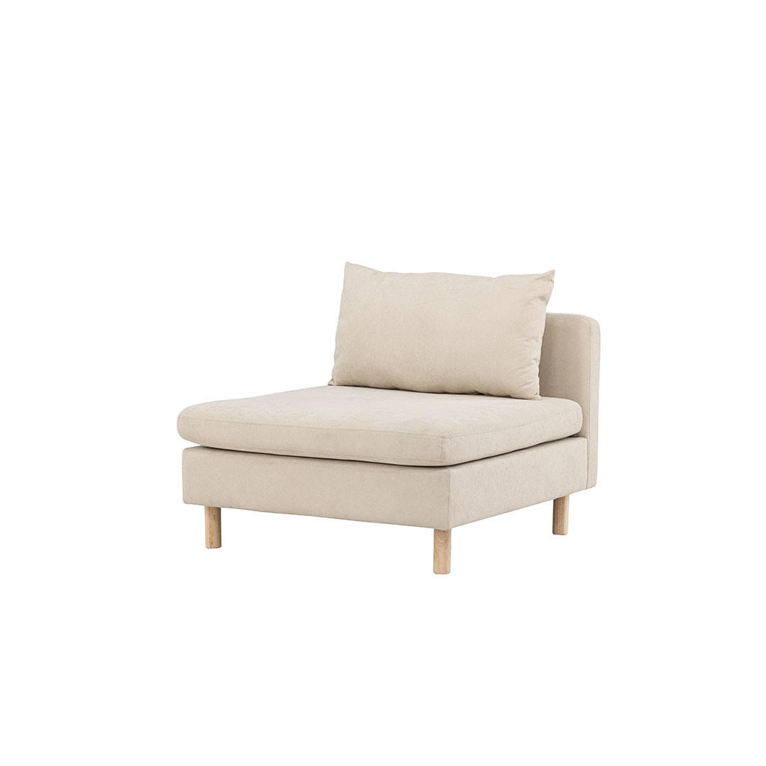 SOFA, Zero, Beige, Stoff, 94 x 102 x 83 cm - Beige, Textil (94/83/102cm) - ebuy24