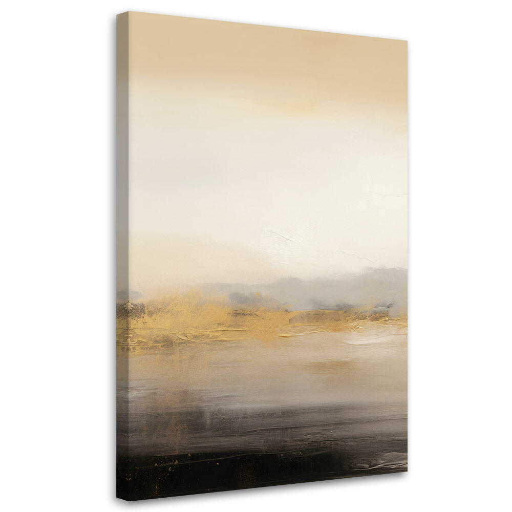 LEINWANDBILD Abstrakte Textur Loft Beige 40x60cm - Beige, Textil (40/60cm) - Feeby