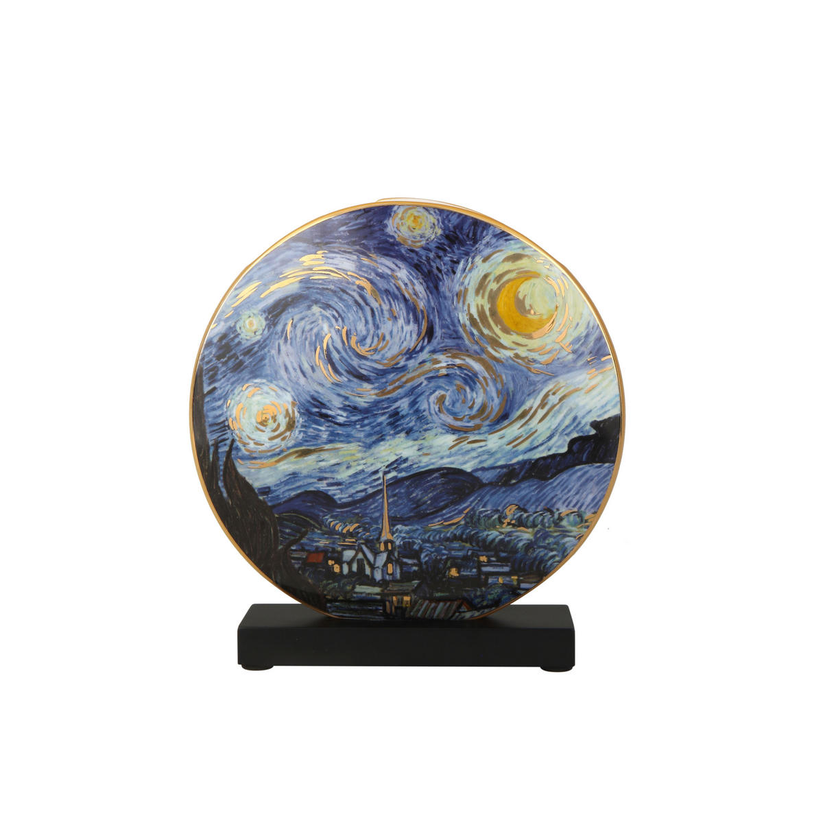 VASE Van Gogh - Café bei Nacht, Porzellan, Bunt, 22.5 cm - Multicolor, Keramik (22.5cm) - Goebel