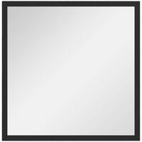 WANDSPIEGEL DE-14260 quadratisch 50x50 cm Schwarz - Schwarz, Glas (50/50/2cm) - ComfortXL
