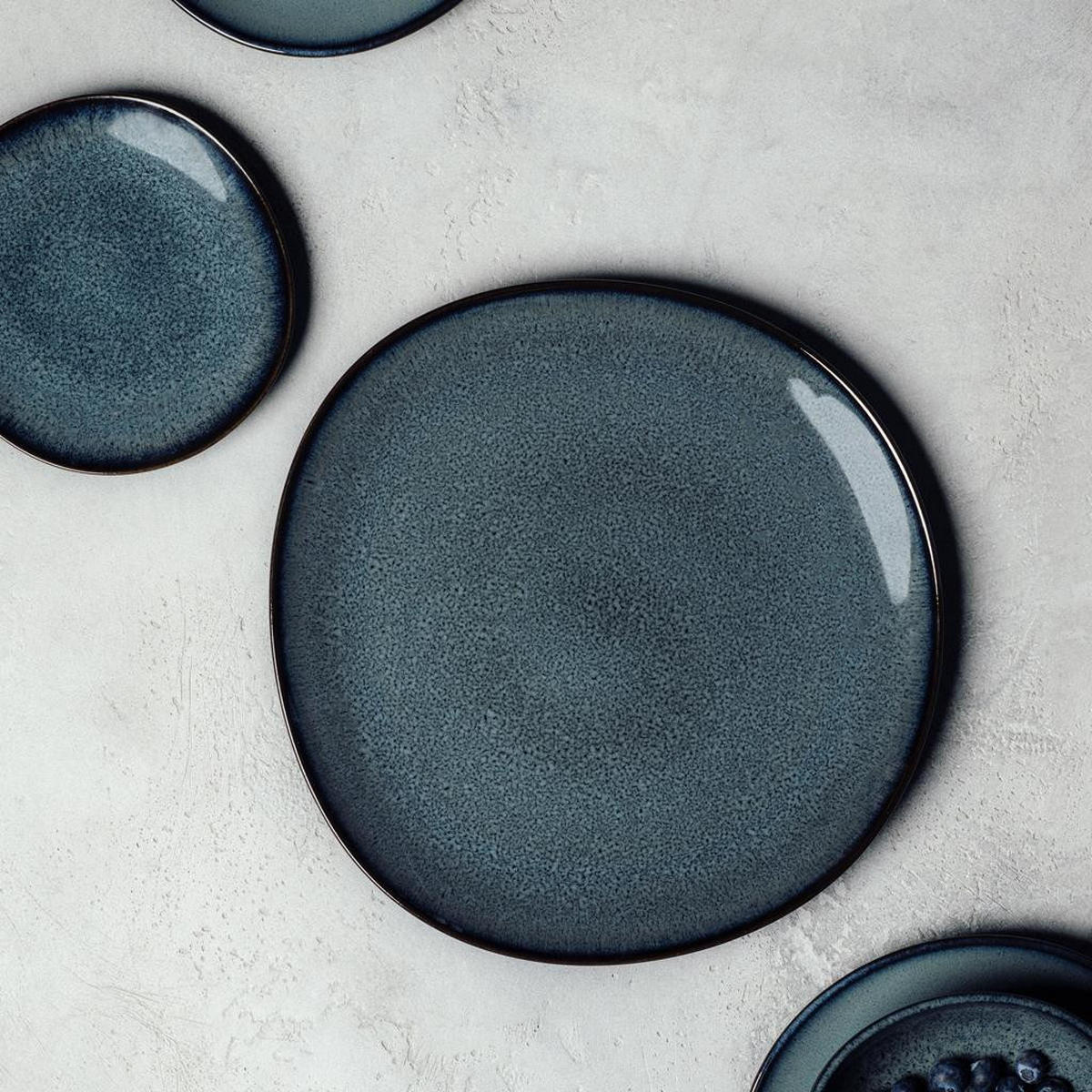 SERVIERPLATTEN Lave Gris ø 32 cm 4er Set - Grau, Keramik (31.8/2.8/31.8cm) - like.Villeroy & Boch