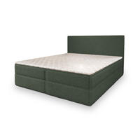 BOXBETT PELLIO 160x200 cm mit Matratze und Topper - Grün - Grün, Holz (160/200cm) - MASSENO