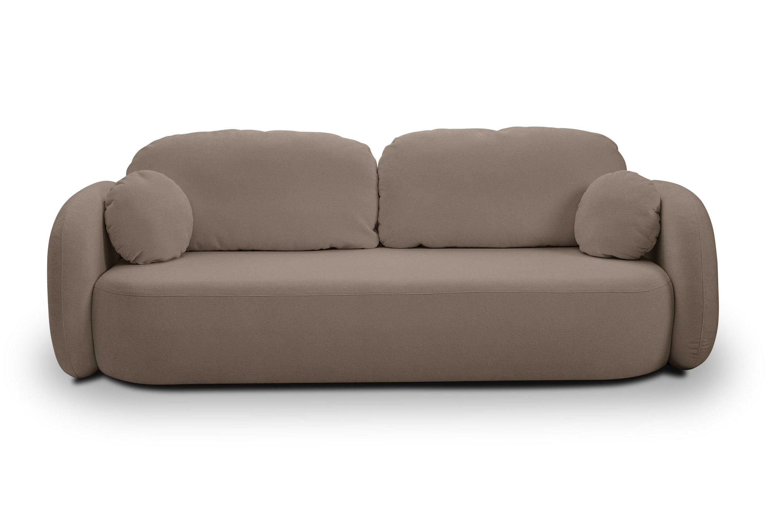 Masseno Bettsofa Braun 238x86.5x101 cm