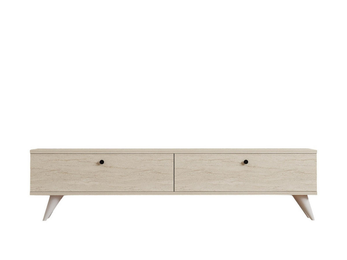 TV-MÖBEL parlak beige - Beige, Holz (25/40/160cm) - Habitat Garten