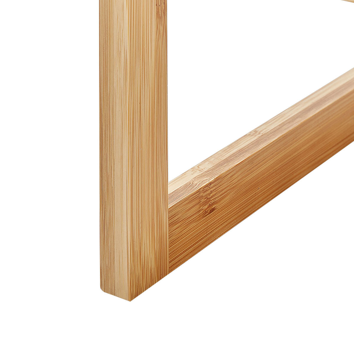 BADREGAL Heller Holzfarbton Uvalda - Hellbraun, Holz (71/60/28cm) - Beliani