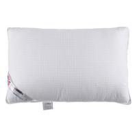 KOPFKISSEN extra prall, Anti-Stress mit Karbonfaser 48/74 cm - Weiß, Textil (48/74cm) - Homescapes