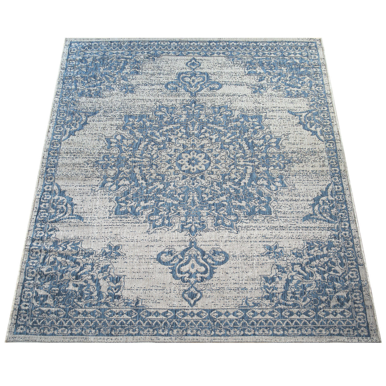 OUTDOORTEPPICH 80/150 cm Coco 206 - Blau, Textil (80/150cm) - Paco Home