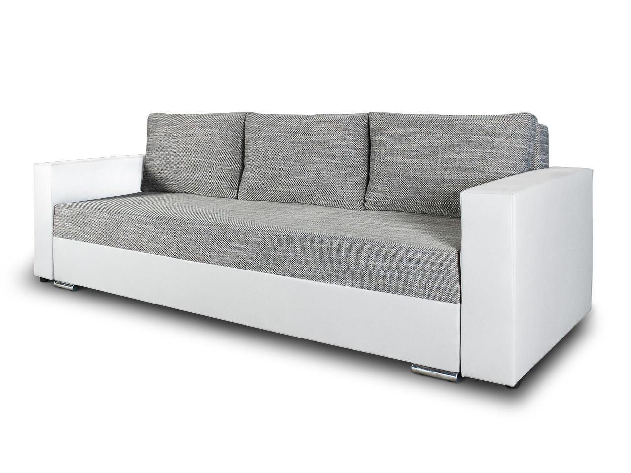 SCHLAFSOFA Bird - Silberfarben/Braun, Holz/Kunststoff (233/87/82cm)
