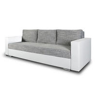 SCHLAFSOFA Bird - Silberfarben/Braun, Holz/Kunststoff (233/87/82cm)