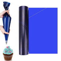 SPRITZBEUTEL 50 Stück 52 x 25 cm extra dick - Blau, Kunststoff (5.5/5.5/25.5cm)