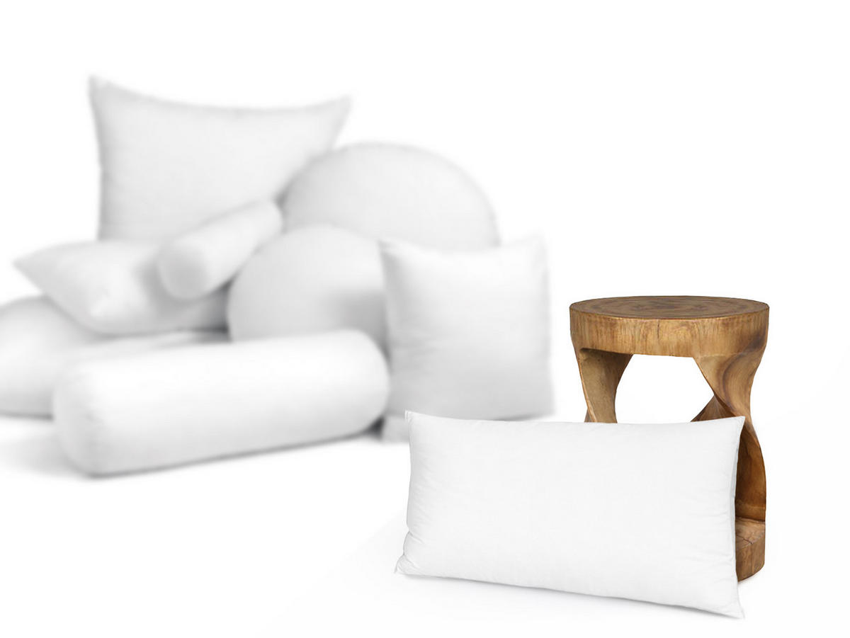 KOPFKISSEN PublikFree Faserbällchen 40/80 cm - Weiß, Naturmaterialien/Kunststoff (40/80cm) - beties Heimtextil