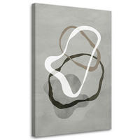 KUNSTDRUCK Grau 60/90 cm - Grau, Textil (60/90cm) - KUNSTLOFT