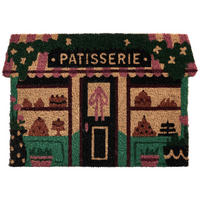 FUSSMATTE Bunt 40/60 cm Kokosfasern Ternate - Multicolor, Textil (40/60cm) - Beliani