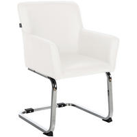 STUHL Pukki Kunstleder weiß - Weiß, Kunststoff (57/87/58cm) - TPFLiving
