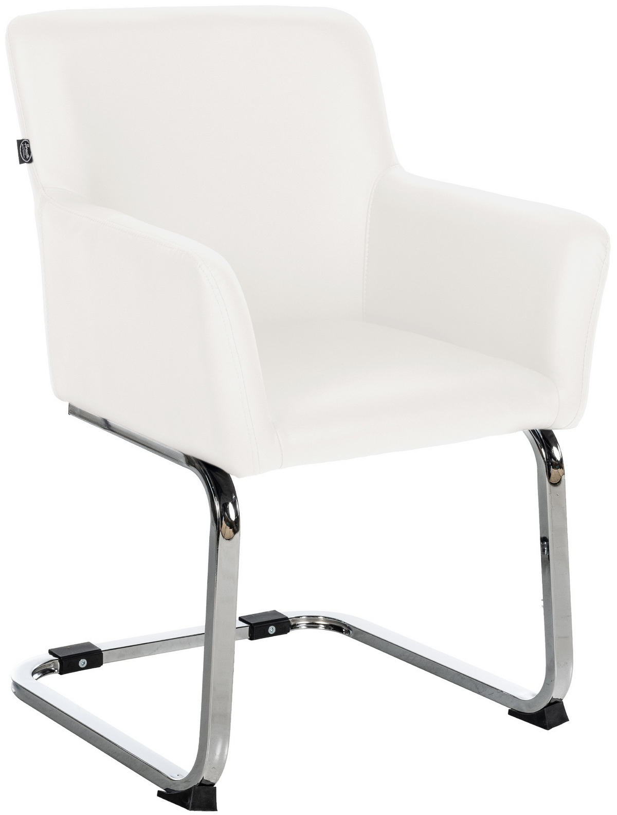 STUHL Pukki Kunstleder weiß - Weiß, Kunststoff (57/87/58cm) - TPFLiving