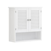 HÄNGESCHRANK Riad Weiß 60 x 66 cm mit 2 Türen - Weiß, Holzwerkstoff (60/66/20cm) - Vicco