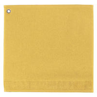 HANDTUCH MIT ÖSE Curl sonnengelb 50 x 50 cm - Gelb, Textil (50/50cm) - Winkler