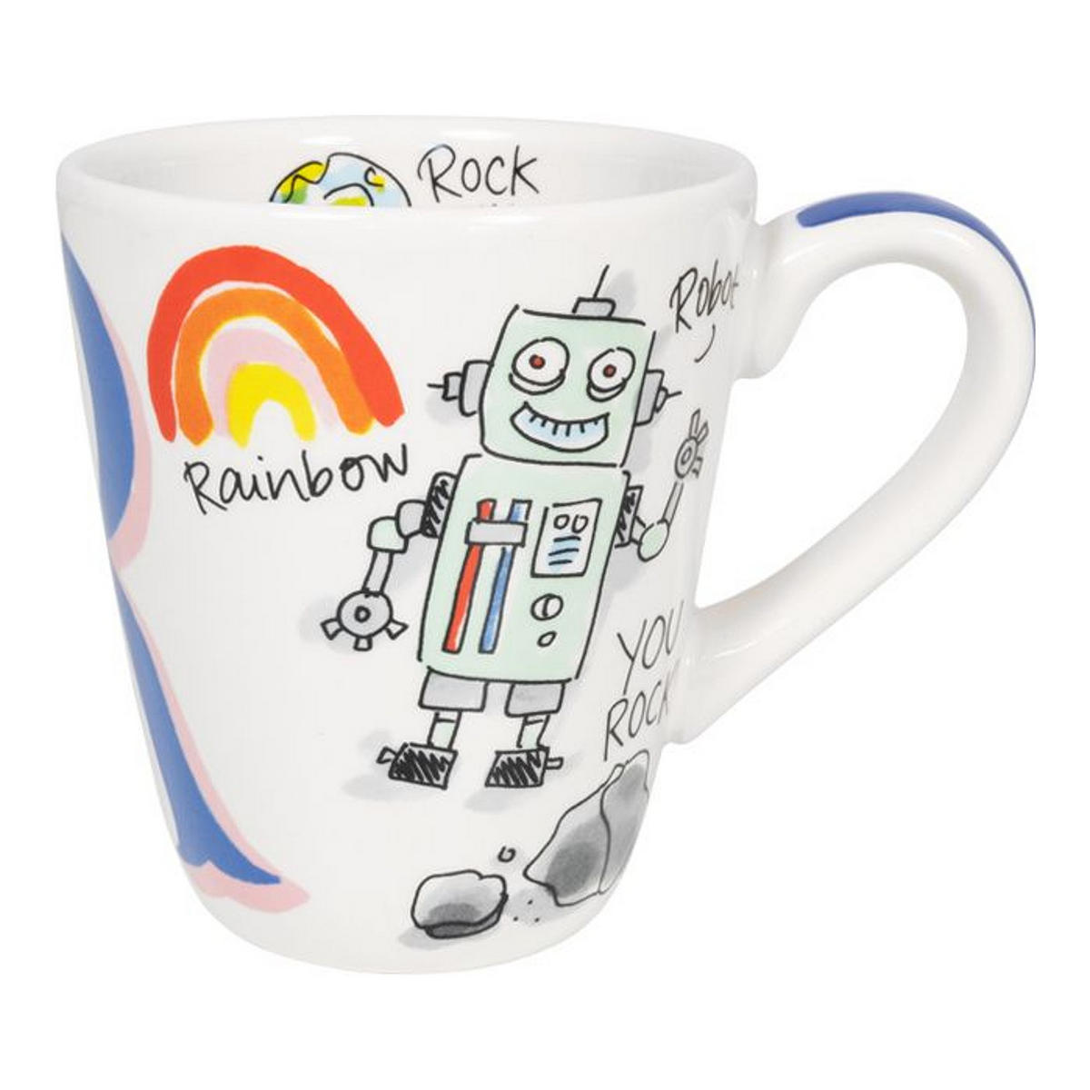 BECHER Liebesbrief R in Bunt - 350 ml - Multicolor, Keramik (0.35L) - Blond Amsterdam