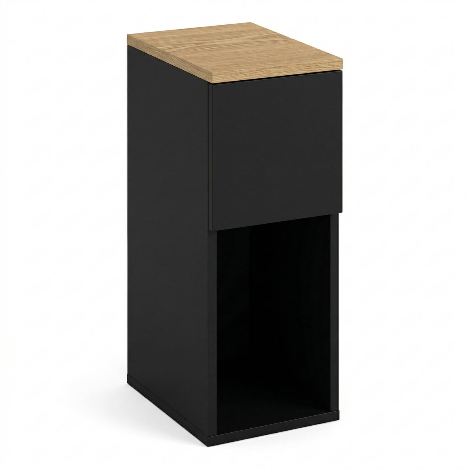 BEISTELLTISCH Teny 20/30/55 cm - Schwarz, Holzwerkstoff (20/55/30cm) - EDAXO