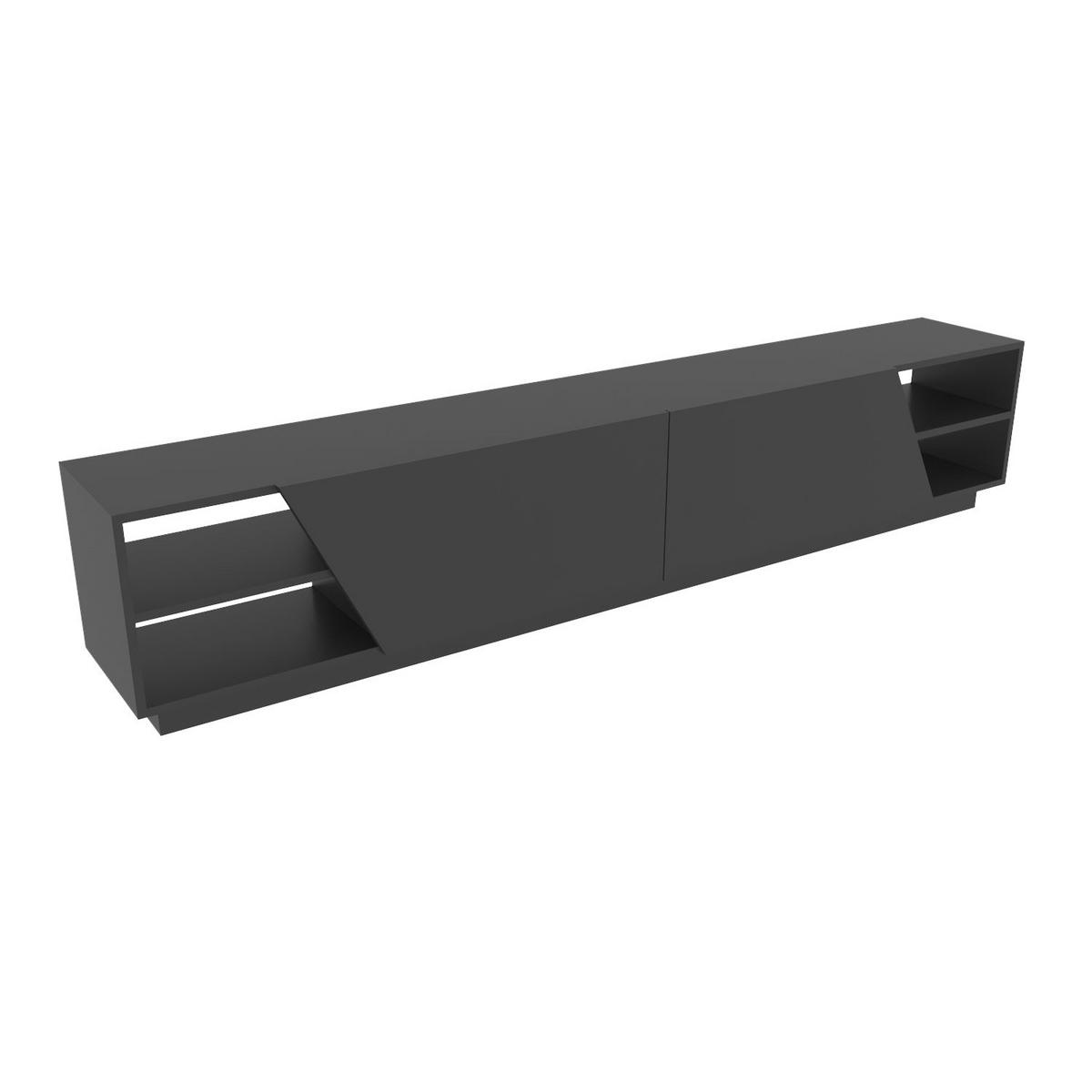 TV-MÖBEL rhodes - Grau, Holz (37/47/240cm) - Habitat Garten